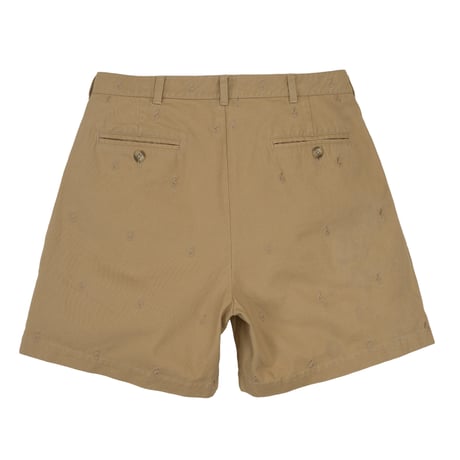 INTERBREED / Embroidered Tuck Shorts(2colors)
