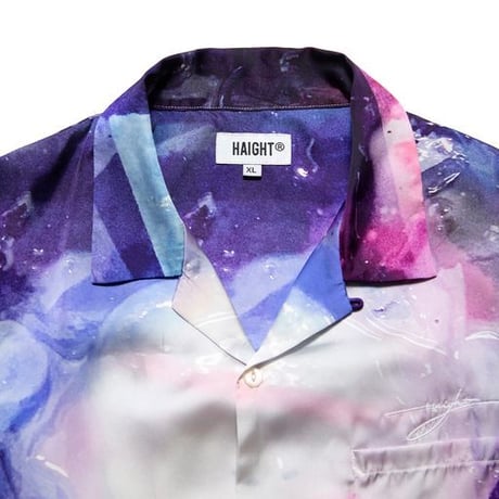 HAIGHT / Purple Night Open Collar Shirt
