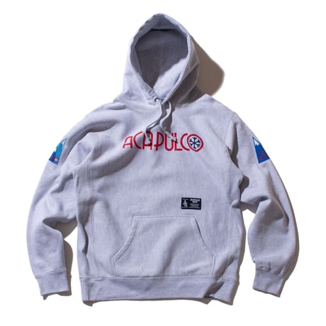 ACAPULCO GOLD / SKI CLUB HOODED SWEATSHIRT (2colors)