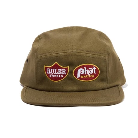 RULER / BLUNT LABELS TWILL CAMP CAP