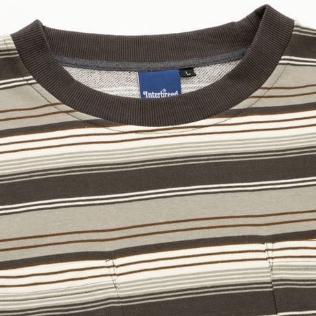INTERBREED / FRENCH TERRY STRIPED TEE(3colors)