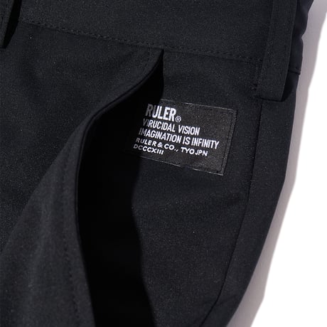 RULER / PE TWILL BAGGY TROUSER(2colors)