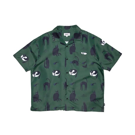 HAIGHT / KB CATS OPEN COLLAR SHIRT (3colors)