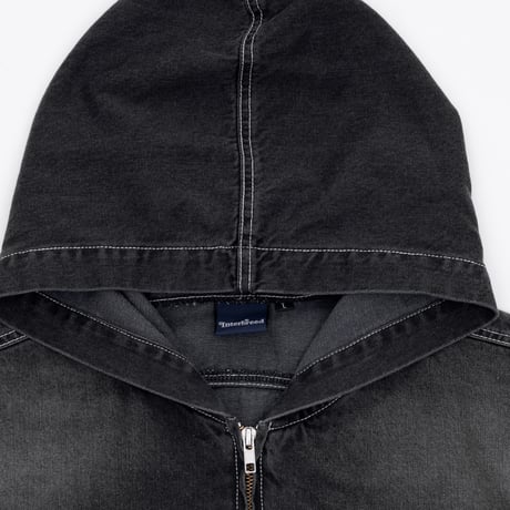 INTERBREED / Mash Up Denim Hoodie (2colors)