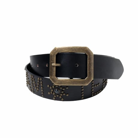 DREAM TEAM / Dream Team Dot Stud Leather Belt