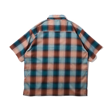RULER / PIRATES OMBRE OPEN-NECK S/S SHIRT(2colors)