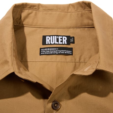 RULER / MILITIA HORSE CLOTH L/S SHIRT(2colors)