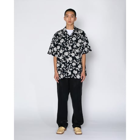 APPLEBUM / CHIRIMEN KNIT ALOHA SHIRT (OVERSIZED)