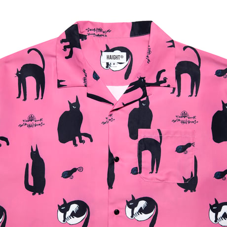 HAIGHT / KB CATS OPEN COLLAR SHIRT (3colors)