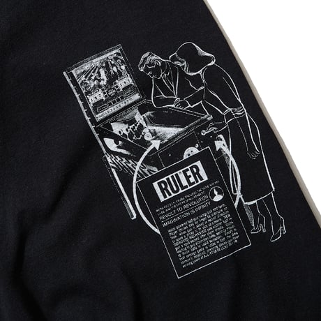 RULER / ARCADE SCRIPT L/S TEE(3colors)