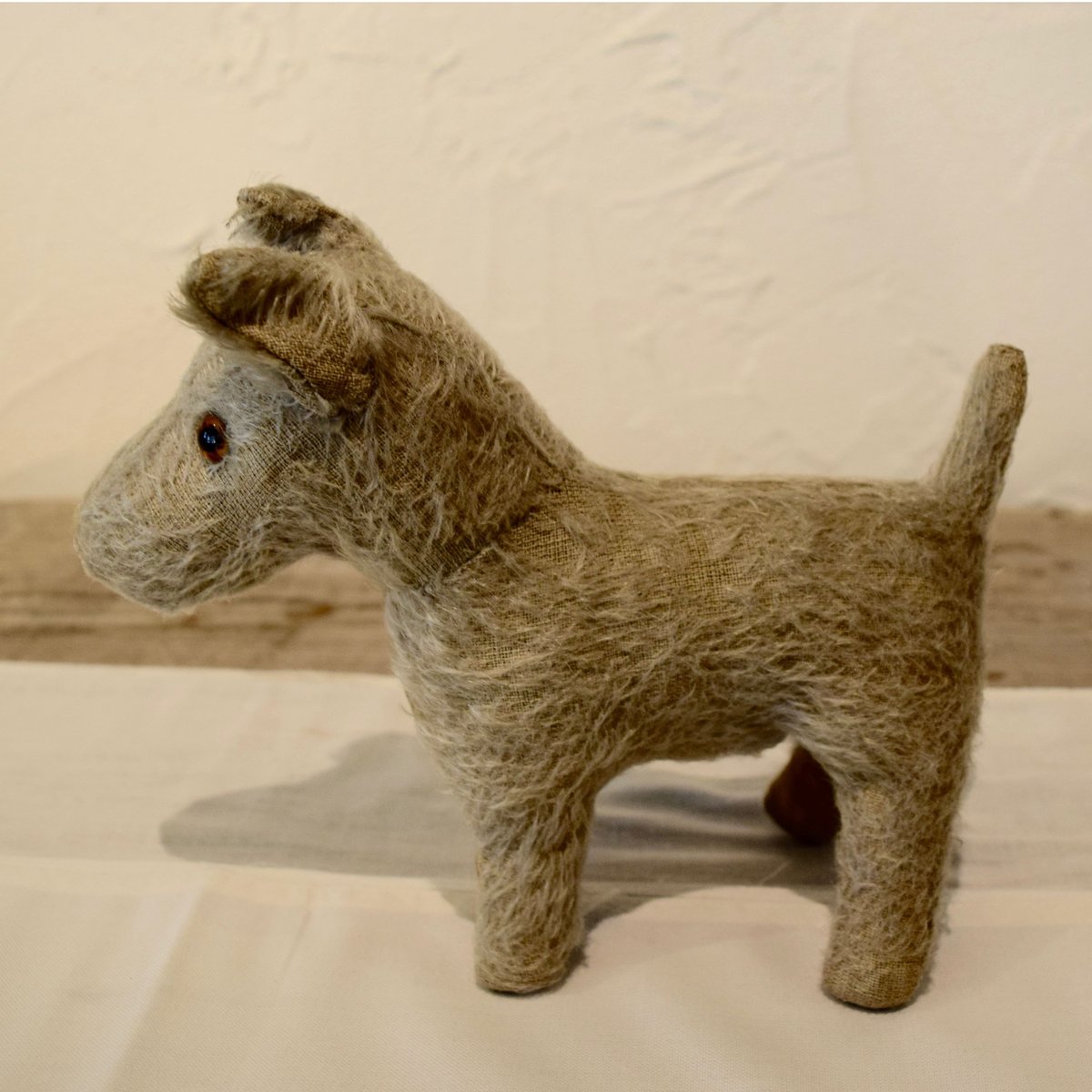 国内作家　ケイタベア　いぬのぬいぐるみ　帽子付き　アンティーク　一点物 国内作家 ケイタベア いぬのぬいぐるみ 帽子付き アンティーク