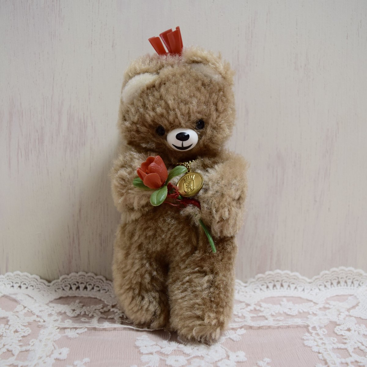 旧東ドイツ DDRベア小 ベージュ ぬいぐるみ | Kitten Blue