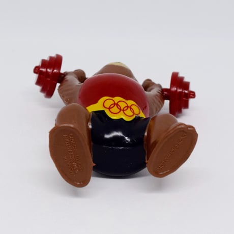 こぐまのミーシャ　フィギュア　重量挙げ