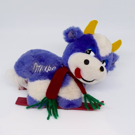 ドイツ　ミルカ　ノベルティぬいぐるみ　スキー