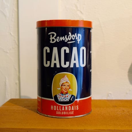 オランダ　ココア缶　 Bensdorp社