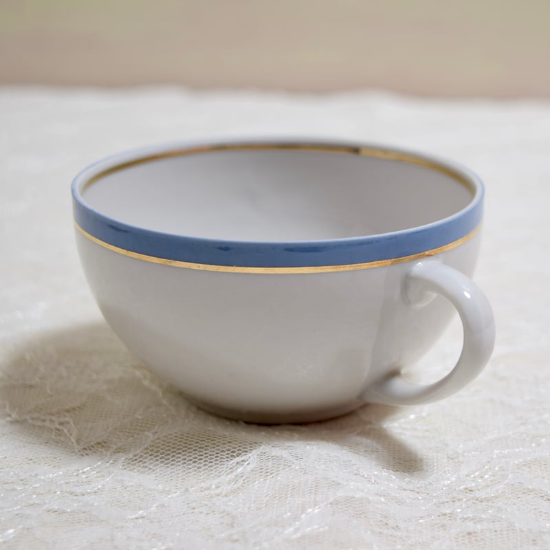 時代カップ 旧ソ連時代 Blue Kitten | 青ライン コーヒーカップ リガ陶器工場 ラトビア その他