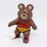 こぐまのミーシャ　フィギュア　フットボール