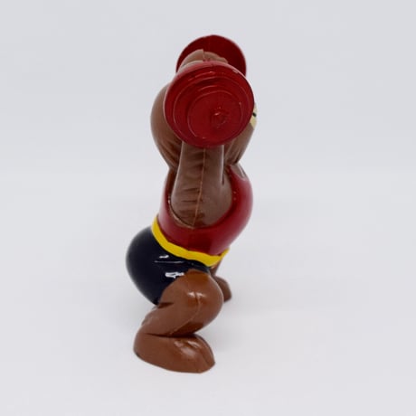 こぐまのミーシャ　フィギュア　重量挙げ