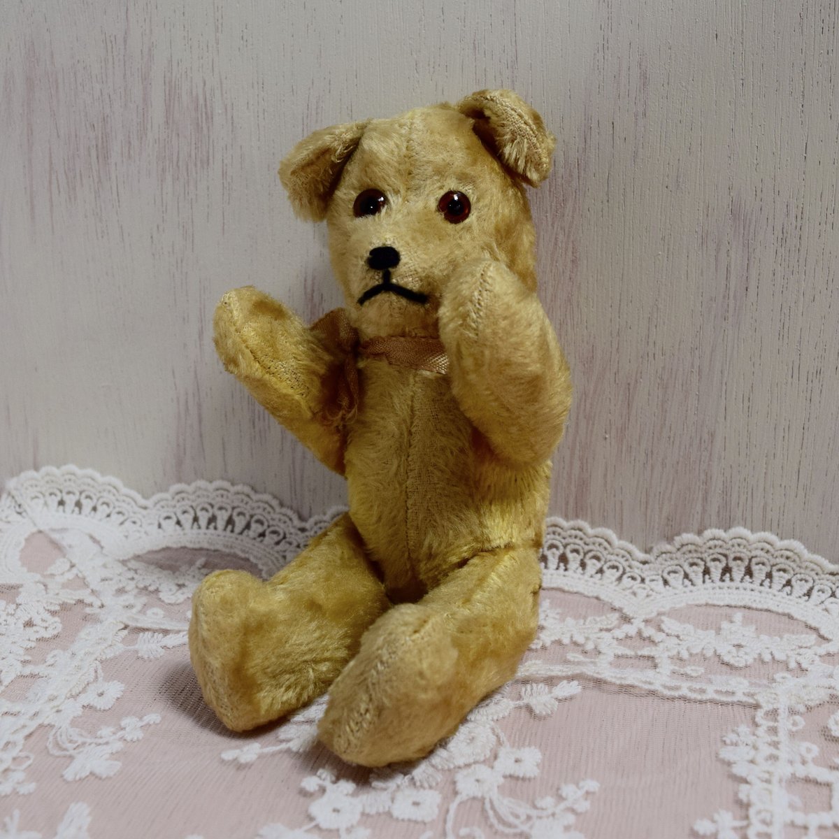 ⑅* ドイツ　ヴィンテージ テディベア アンティークベア　垂れ耳　⑅* fit=scale-down,w=1200