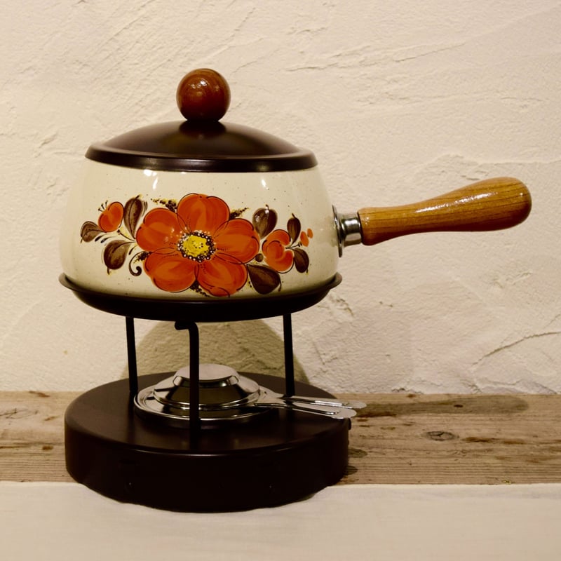 ドイツ チーズ/チョコレートフォンデュセット 鍋 | Kitten Blue