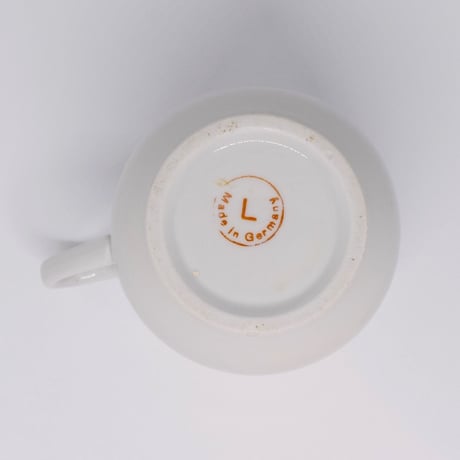 ドイツ　シンプル水玉マグカップ　緑
