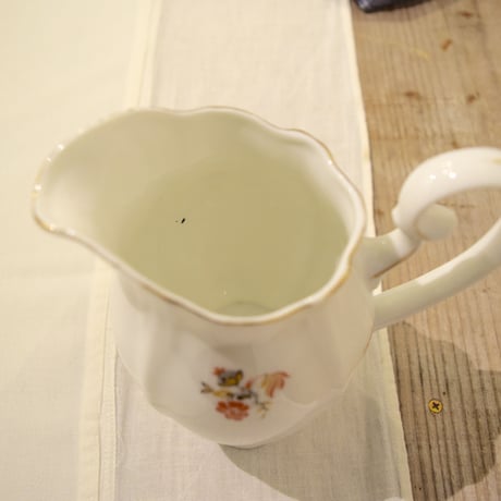 チェコ　ティーセット　オレンジの小花