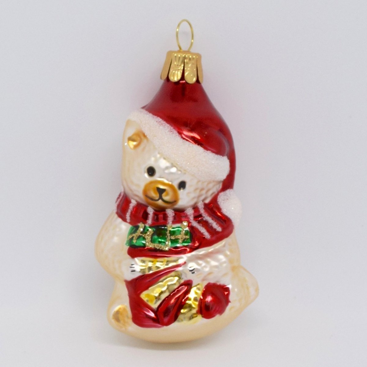 チェコ ガラスオーナメント サンタクマ | Kitten Blue