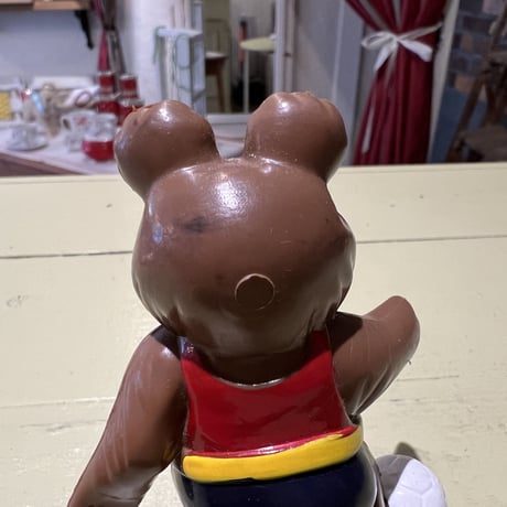 こぐまのミーシャ　フィギュア　フットボール
