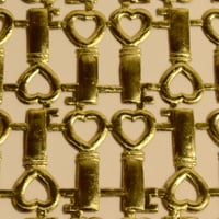 ドイツ　ドレスデン　ホイル　ハートの鍵　8セット