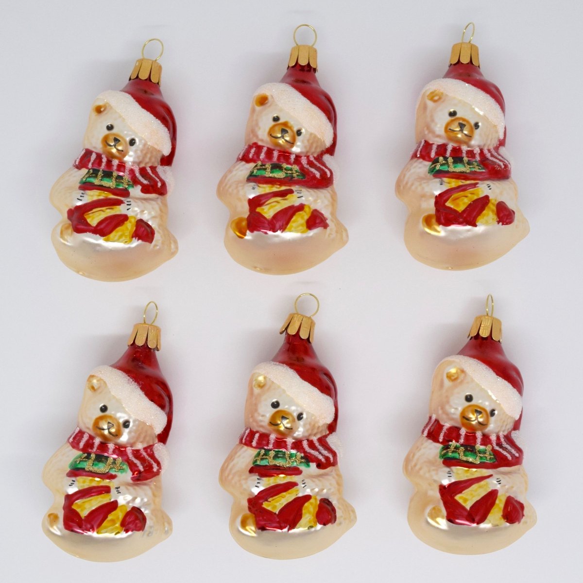 ソビエト ガラスオーナメント アコーディオンくまさん クリスマス