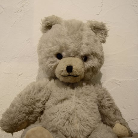 チェコ　大きな灰色くまさん　ぬいぐるみ