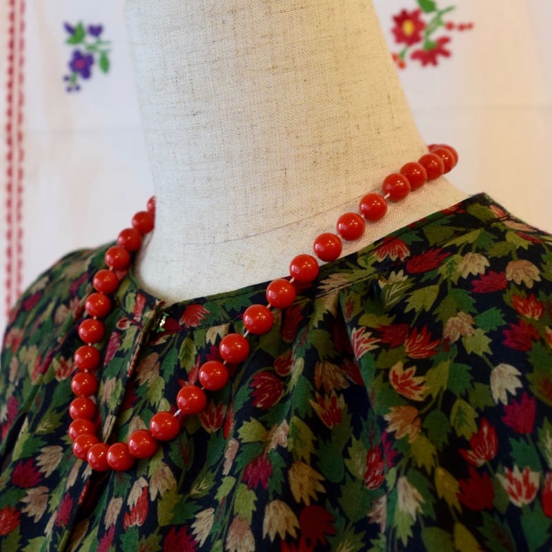 木の実ベークライト、ネックレス 木の実ベークライト、ネックレス