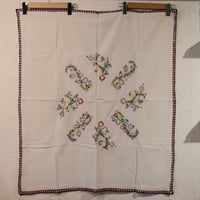 チェコ　刺繍クロス　特大