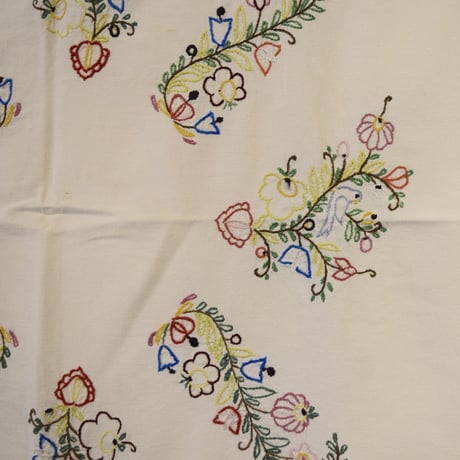 チェコ　刺繍クロス　特大