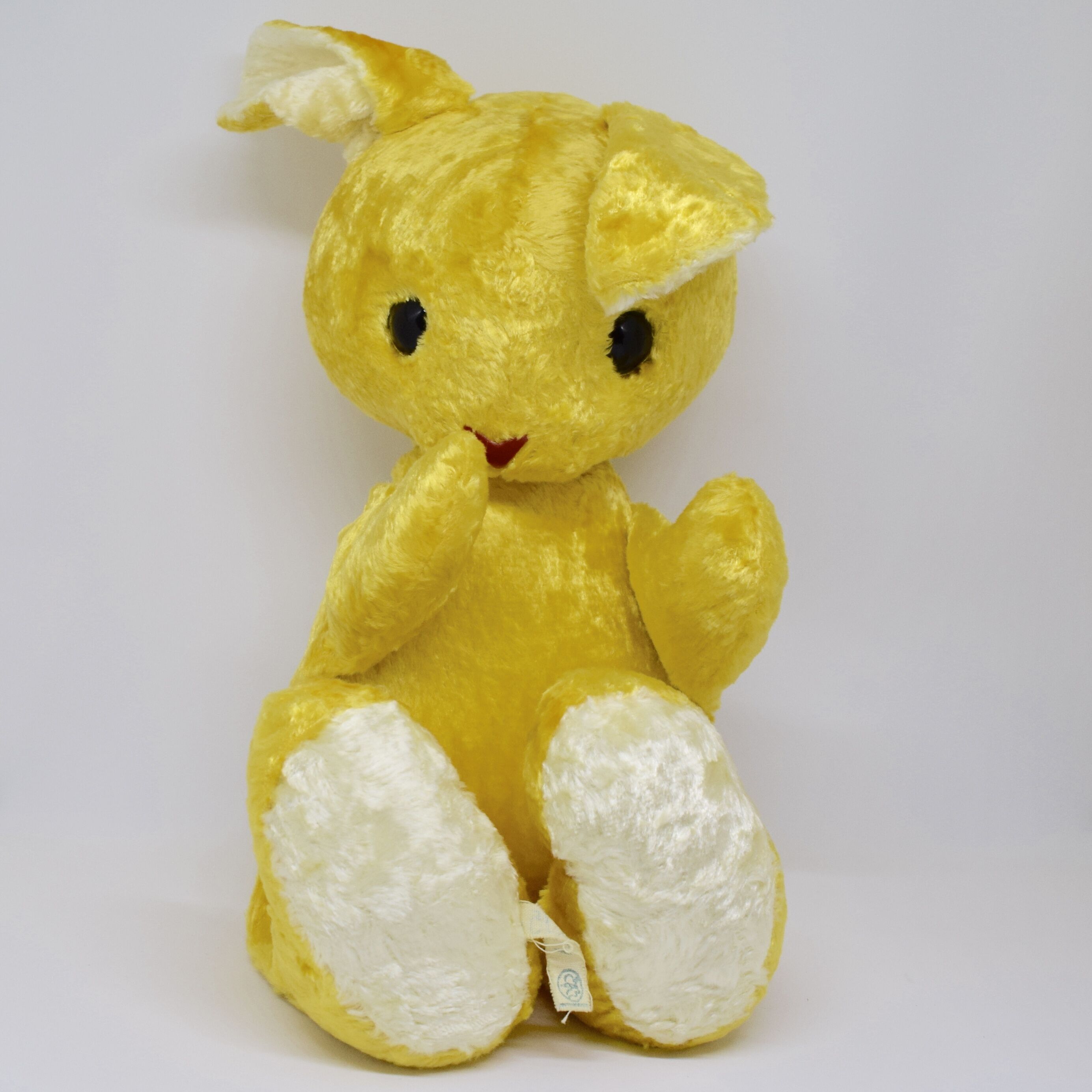 旧ソ連 ベルベットのうさぎ 黄色 1970年代 | Kitten Blue