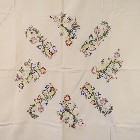 チェコ　刺繍クロス　特大