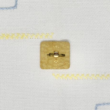 こぐまのミーシャ　スクエア　バッジ　水泳