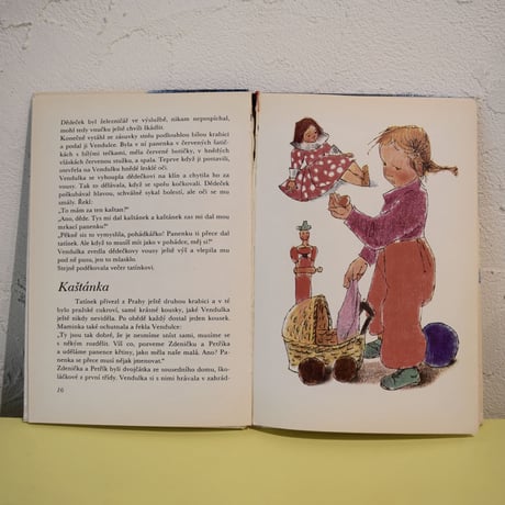 チェコ　絵本　「Vendulciny orisky」絵Vilma Kotbova-Vrbova