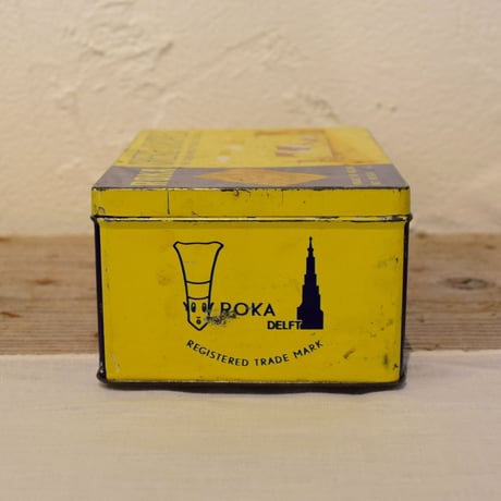 オランダ　ROKA社　 お菓子の缶
