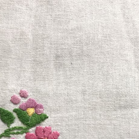 ハンガリー　カロチャ刺繍　テーブルクロス　小花