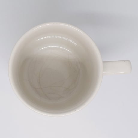 ルーマニア　APULUM社マグカップ　緑水玉