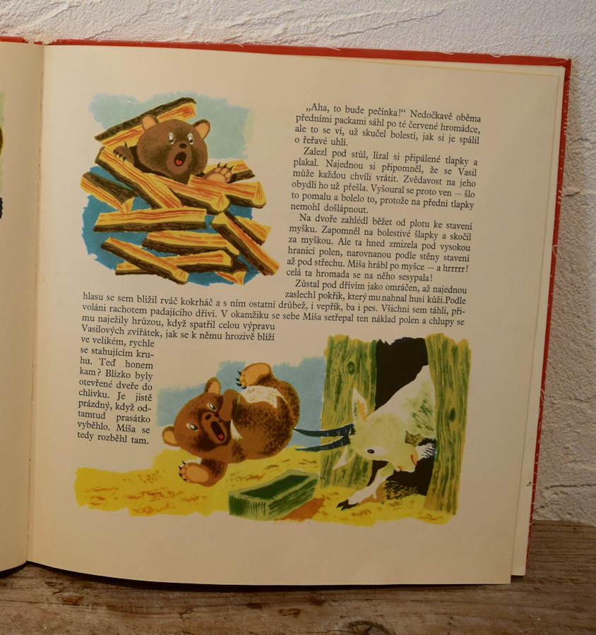 故郷の森のミーシャ・クリチカ]ミーシャ・クリチカの古い絵本(1966年