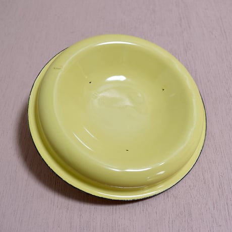 旧ソ連　ミルク缶　クリームイエロー