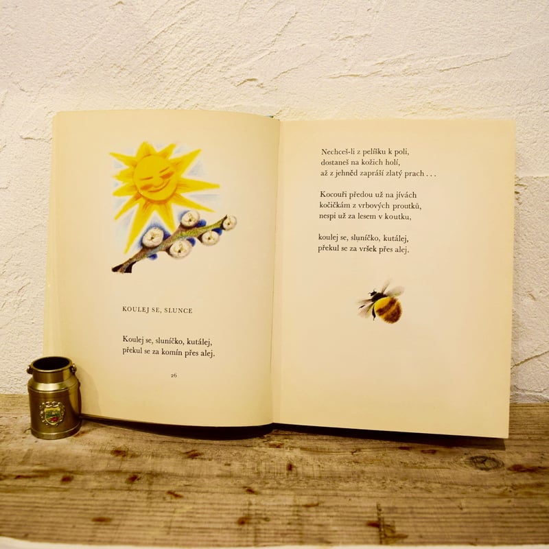 レア美しいビンテージ絵本チェコ東欧アンデルセン童話　洋書イジートルンカ古書 レア美しいビンテージ絵本チェコ東欧アンデルセン童話 洋書