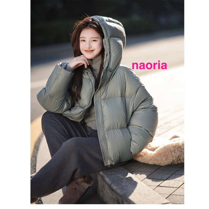 予約制 2色展開 ホワイトグースダウンジャケット | naoria