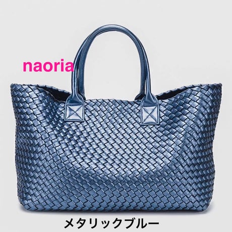 予約制　13色展開  編みバッグ大