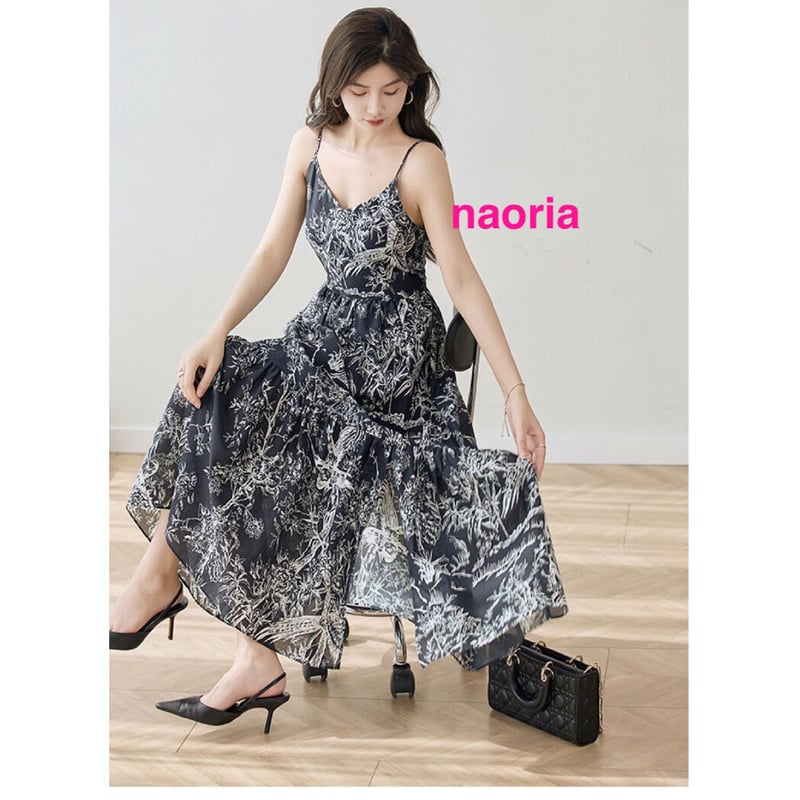 予約制 2色展開 マルベリーシルクミックスキャミワンピース | naoria