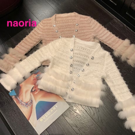 予約制　２色展開  フォックスファーカーデ単品