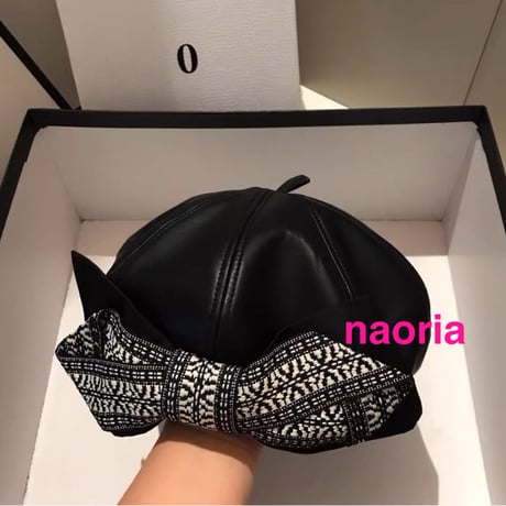 予約制 リボンベレー帽