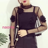訳有り即納  立体フラワーシースルー